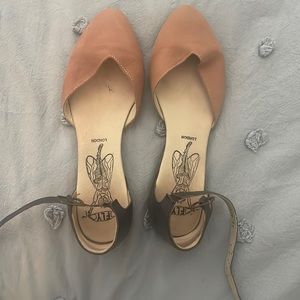 Ankle Strap Fly London Flats